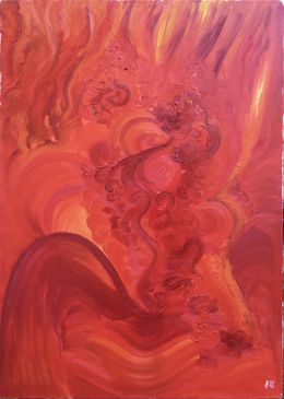 Peinture, Red Kiss, Olha Kizub