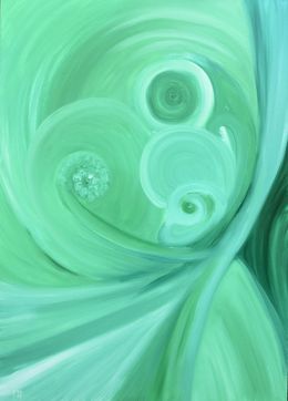 Peinture, Green Kiss, Olha Kizub