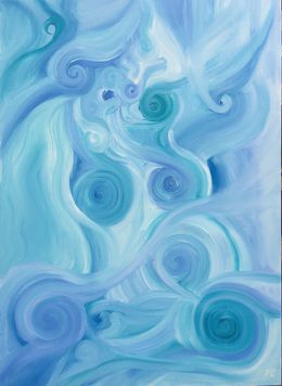 Peinture, Blue Kiss, Olha Kizub