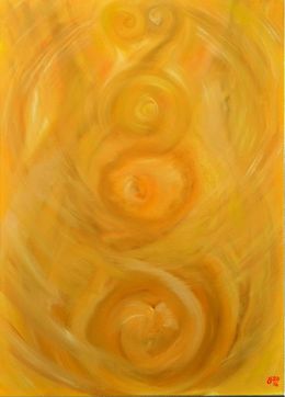 Peinture, Golden Kiss 1, Olha Kizub