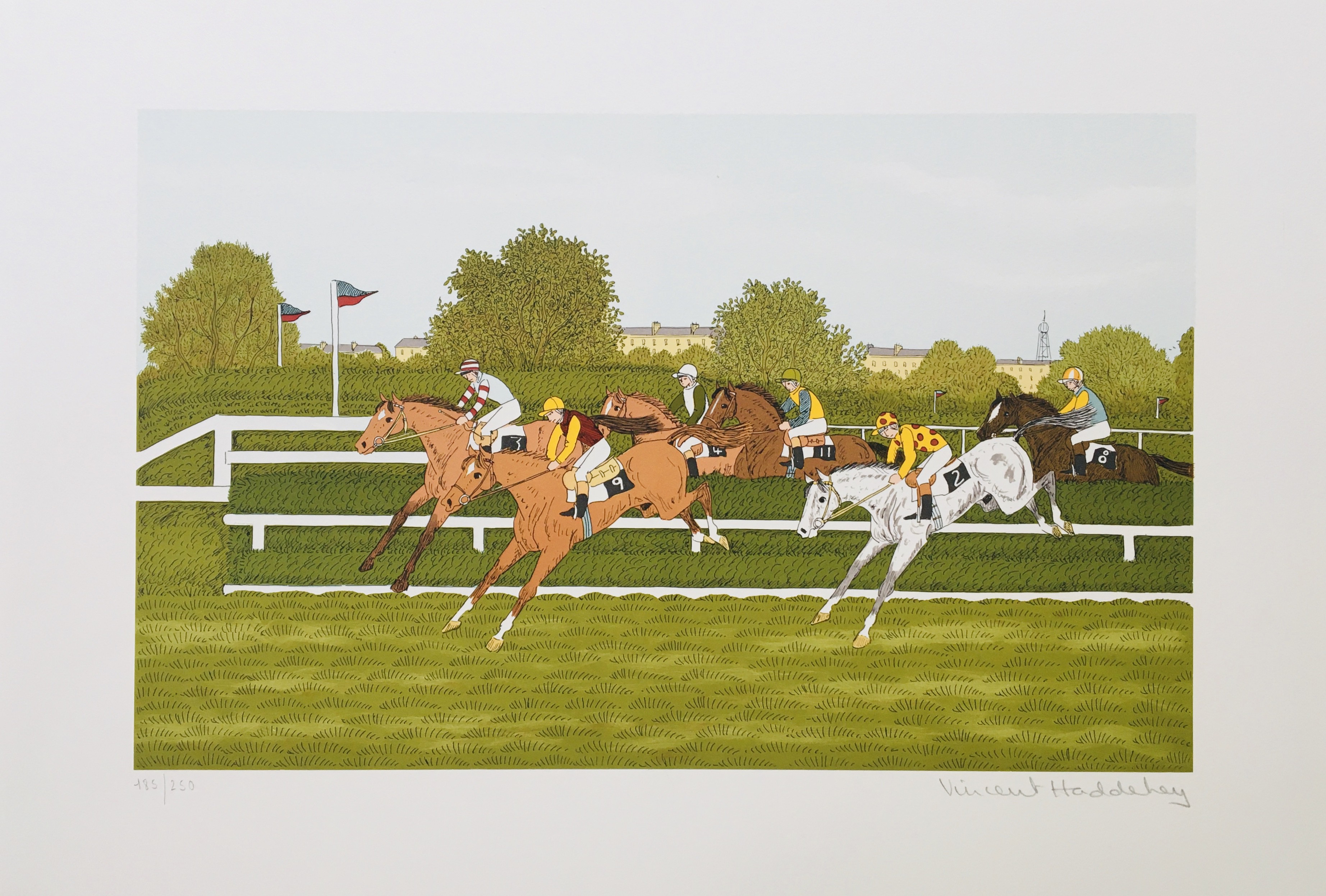 Vincent Haddelsey, Le steeple-chase Vincent Haddelsey, Le steeple-chase