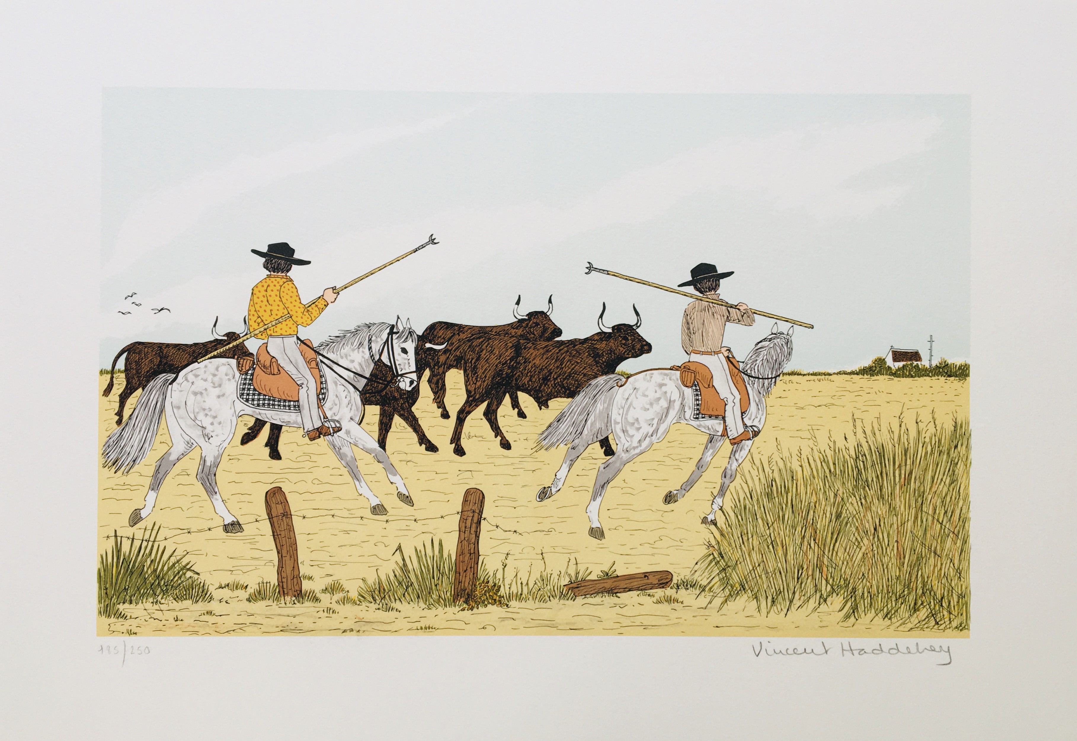 Vincent Haddelsey, Les gardians de Camargue Vincent Haddelsey, Les gardians de Camargue
