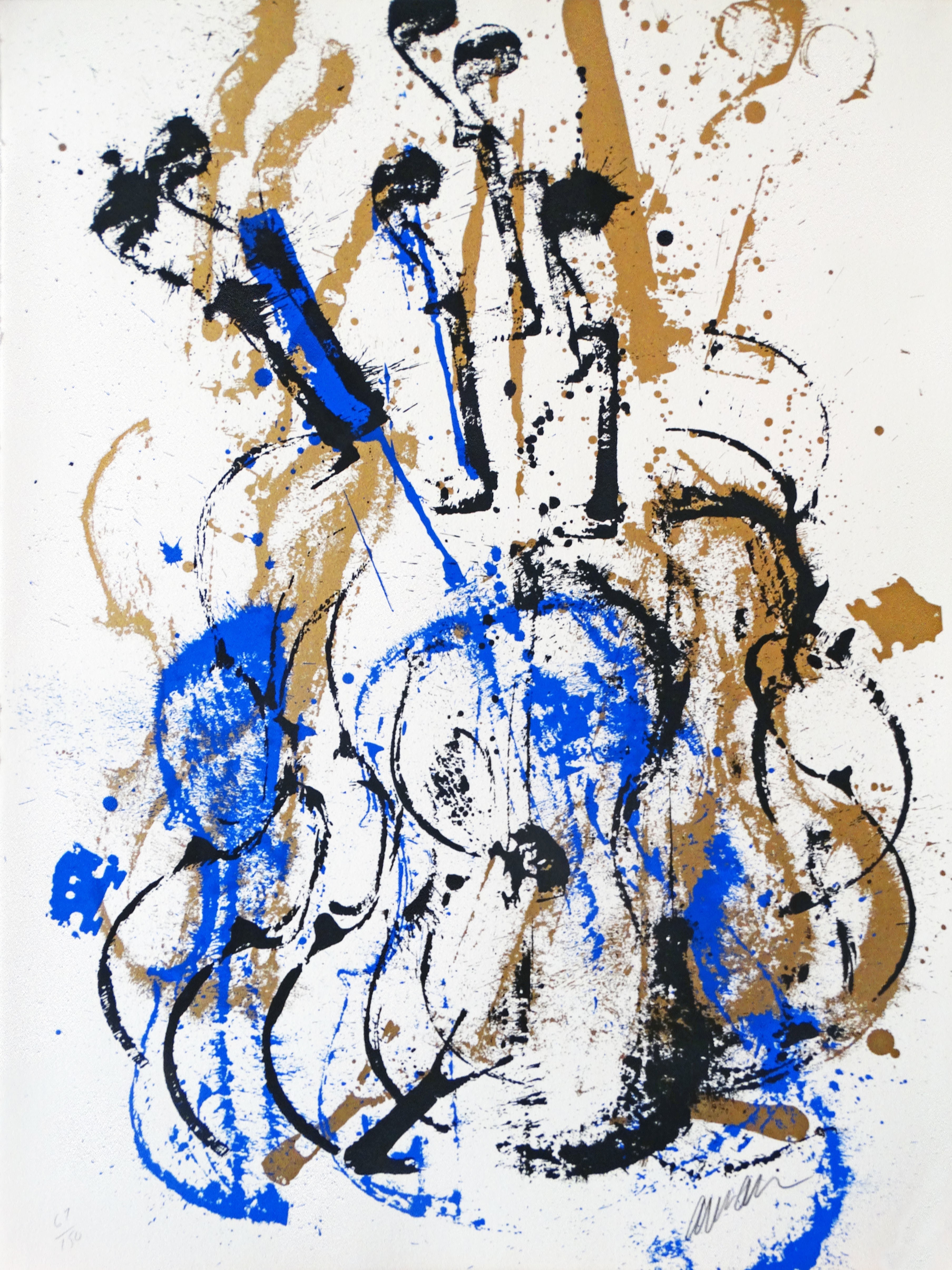 Arman, Composition violon bleu Arman, Composition violon bleu