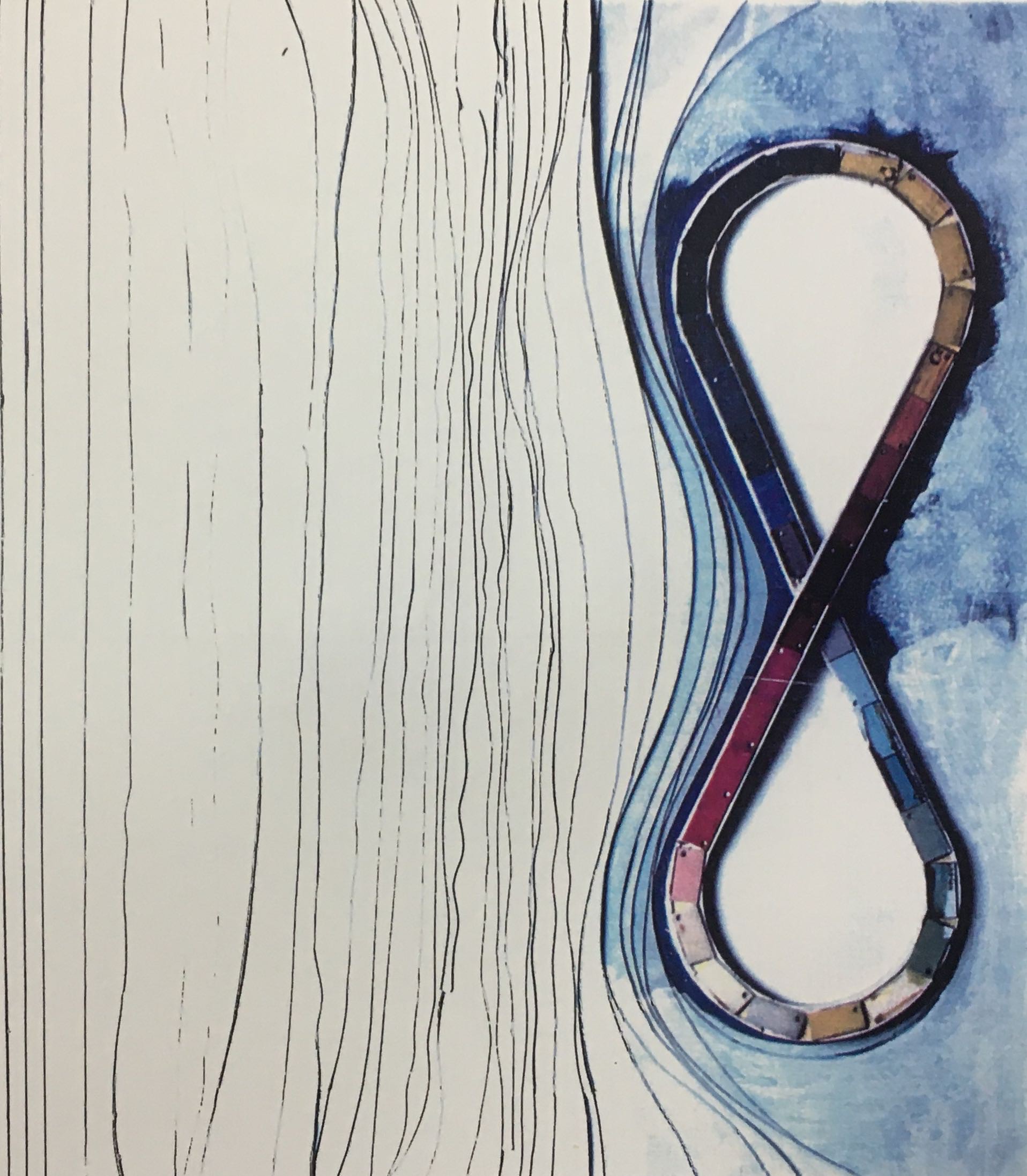 Esther Hess, Blue ABSTRACTION en Bleue Esther Hess, Blue ABSTRACTION en Bleue