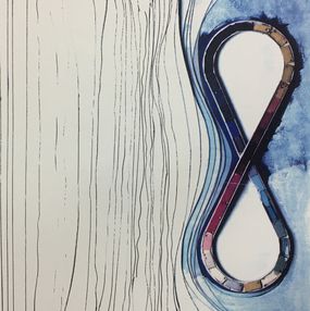 Esther Hess, Blue ABSTRACTION en Bleue Esther Hess, Blue ABSTRACTION en Bleue