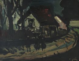 Peinture, Promenade du soir, Sylvain Vigny