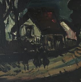 Painting, Promenade du soir, Sylvain Vigny
