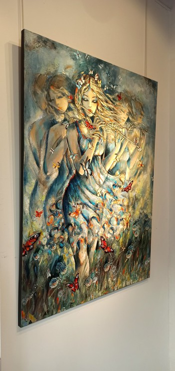 ▷ Le souffle des rêves par Jeanne Saint-Chéron, 2021, Peinture