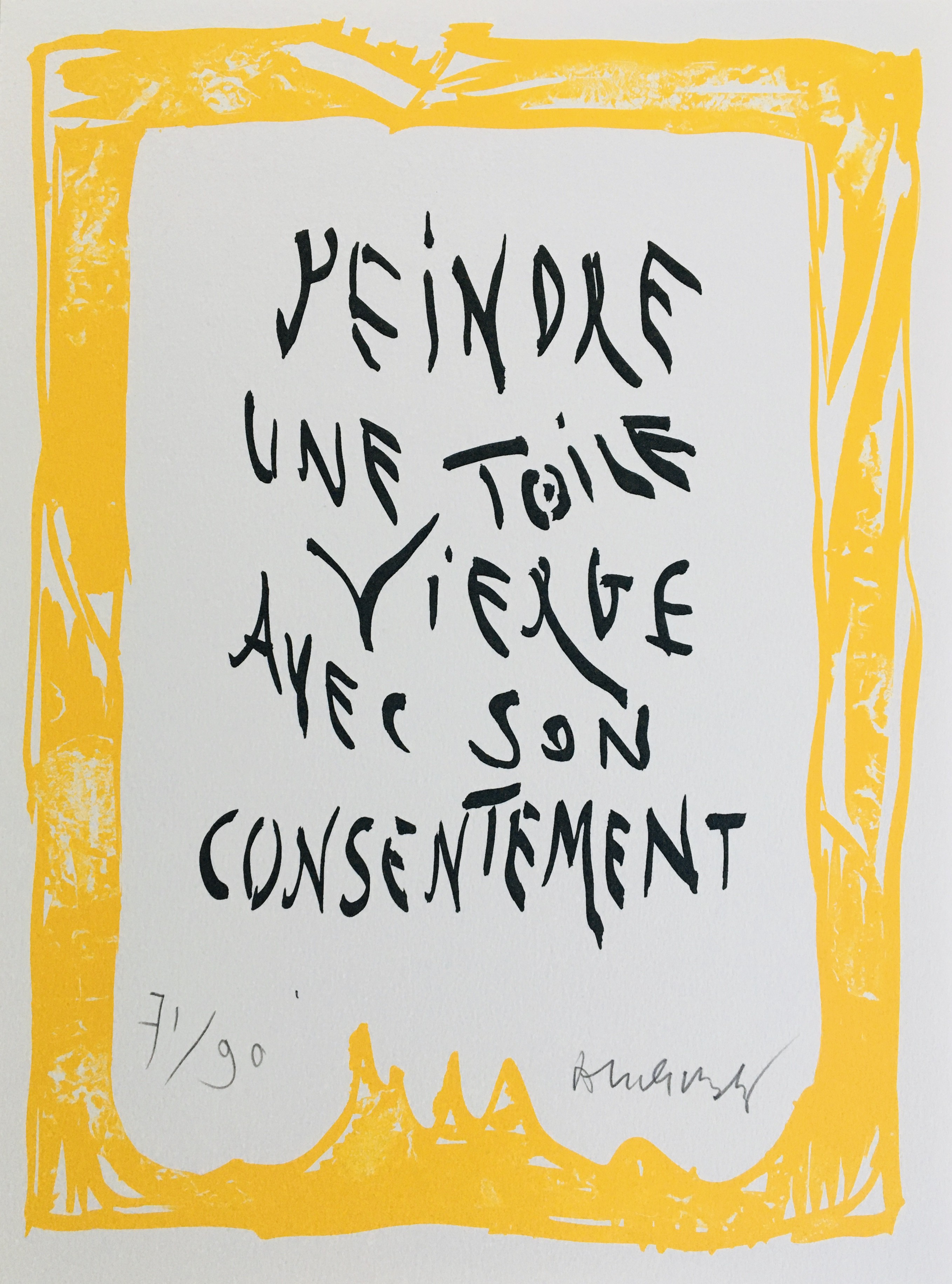 Pierre Alechinsky, Mots IV Pierre Alechinsky, Mots IV