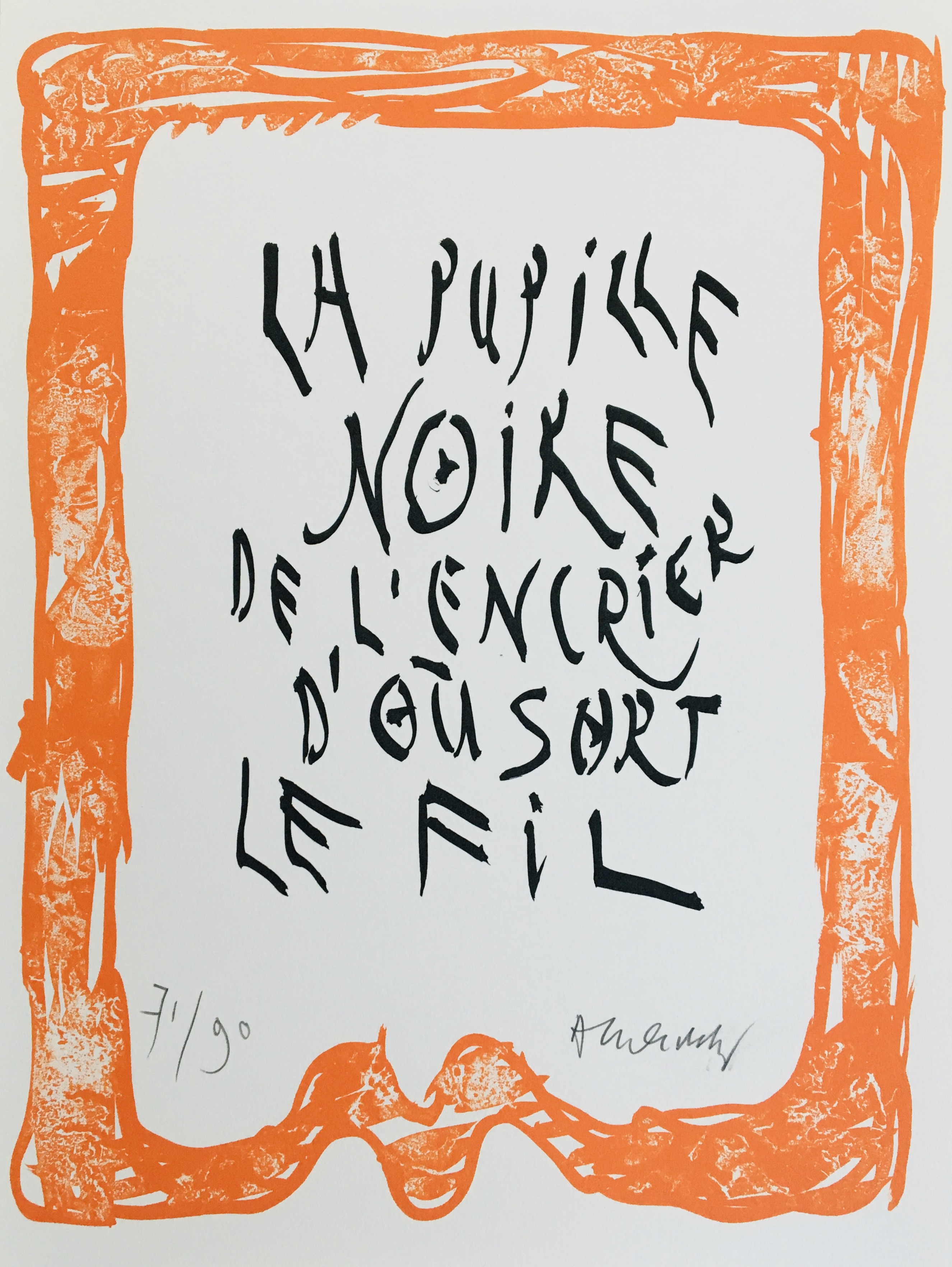 Pierre Alechinsky, Mots V Pierre Alechinsky, Mots V