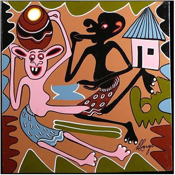 George Lilanga, Peinture Lilanga George Lilanga, Peinture Lilanga