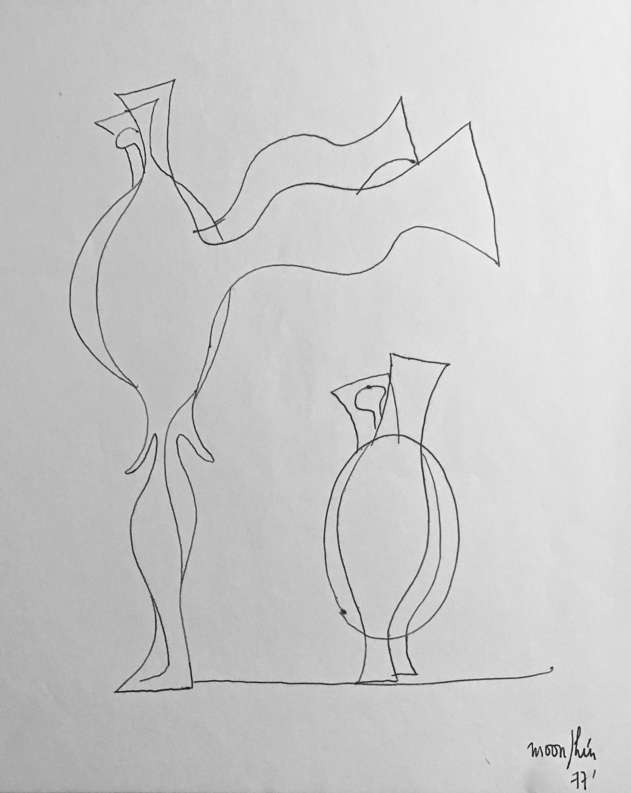 Moon Shin, Sculptures Group Playing Moon Shin, Sculptures Group Playing