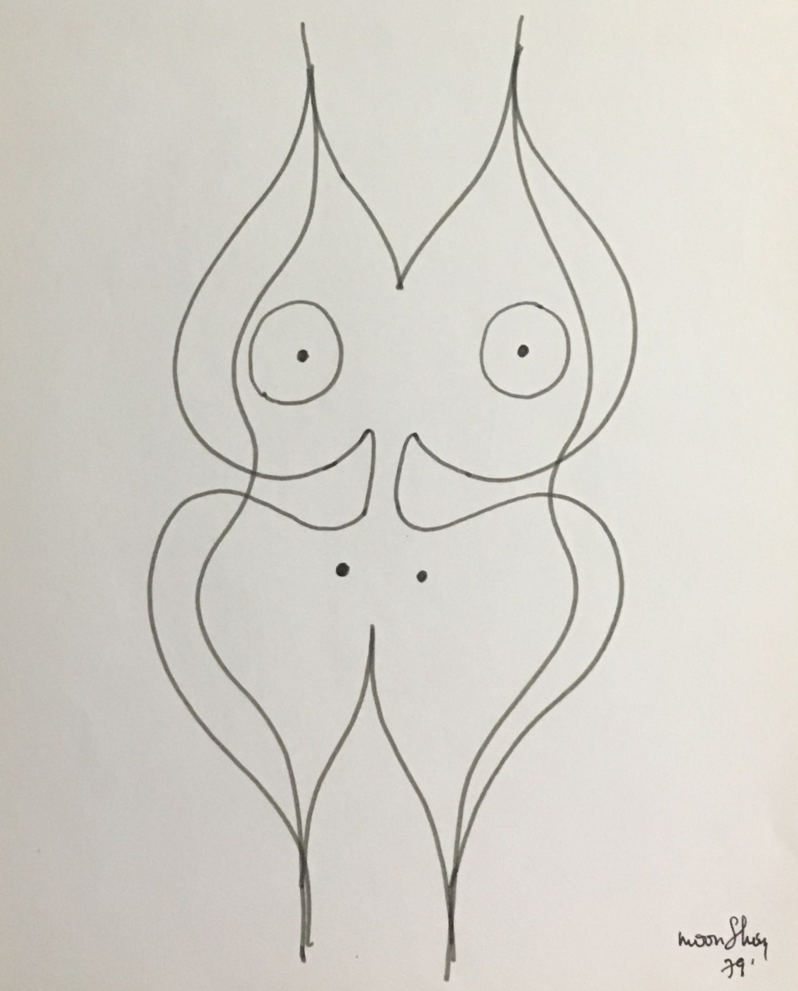 Moon Shin, Sculpture 1979 Lady 2 Moon Shin, Sculpture 1979 Lady 2