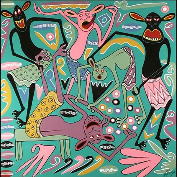 George Lilanga, Peinture Lilanga George Lilanga, Peinture Lilanga