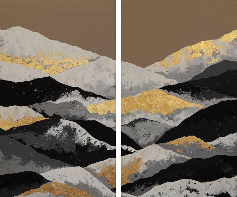 Chelsea Davine, Golden Hour in the Foothills (Diptych) Chelsea Davine, Golden Hour in the Foothills (Diptych)