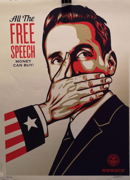 Shepard Fairey (Obey), All the free speech Shepard Fairey (Obey), All the free speech