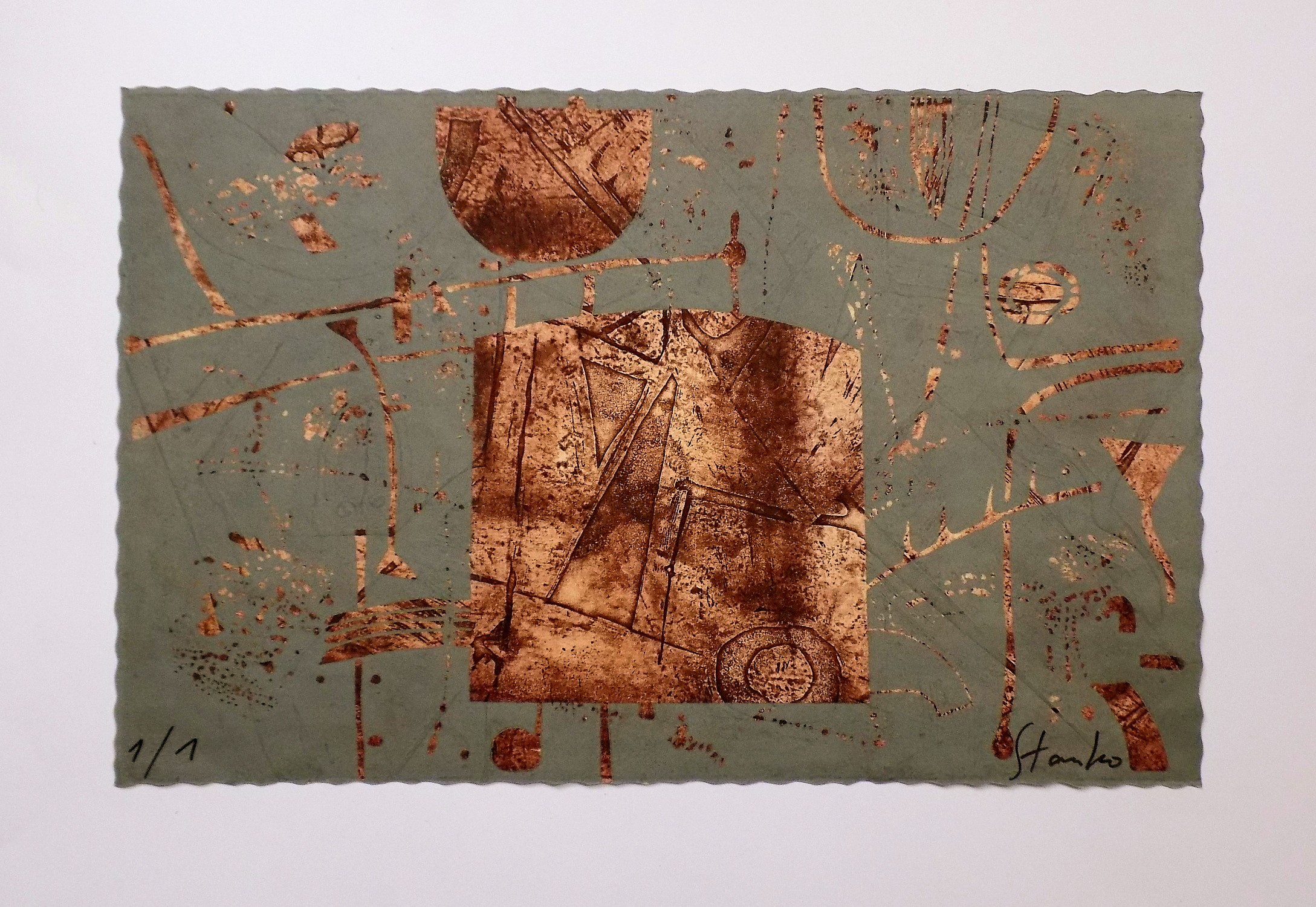 Stanislav Bojankov, Abstract landscape-I Stanislav Bojankov, Abstract landscape-I