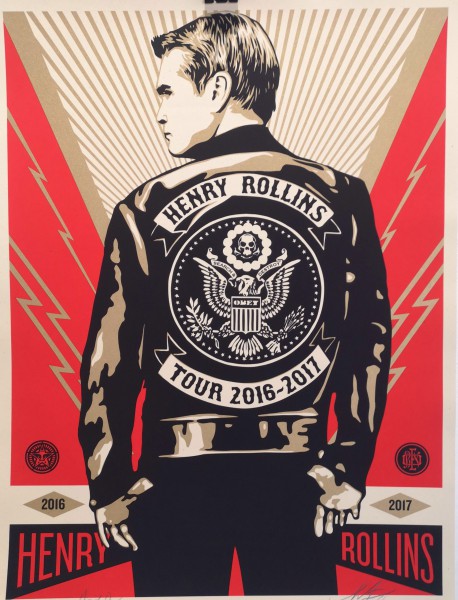 Shepard Fairey (Obey), Henry Rollins Tour 2016 Shepard Fairey (Obey), Henry Rollins Tour 2016