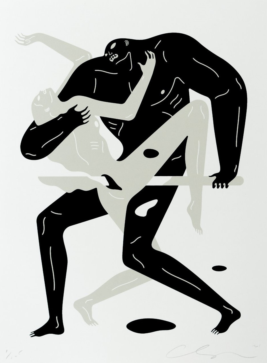 Cleon Peterson, Between The Sun And Moon I (White) Cleon Peterson, Between The Sun And Moon I (White)