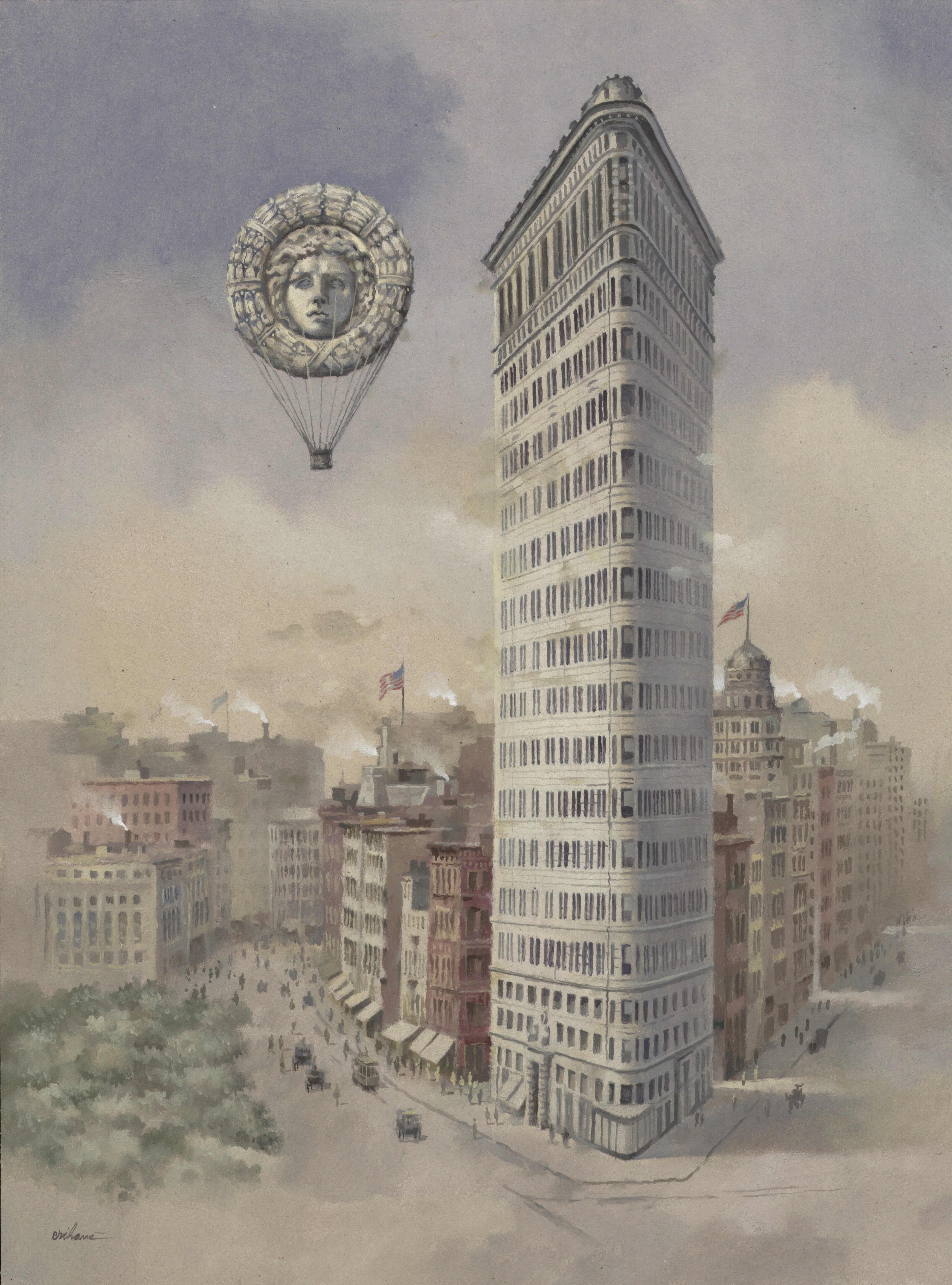 Florian Doru Crihana, Decoration of Flatiron Building Florian Doru Crihana, Decoration of Flatiron Building