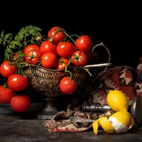 Fotografía, Tomates con Limones. From Bodegon series, Dora Franco