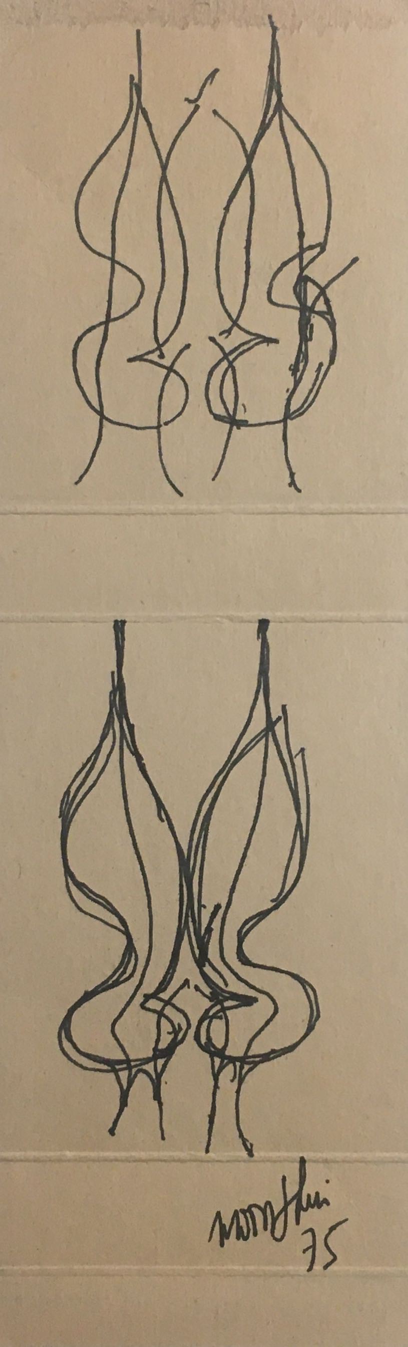 Moon Shin, Gitanes 1975 Dessin Drawing MMCA Museum of Modern Contemporary Art Seoul Moon Shin, Gitanes 1975 Dessin Drawing MMCA Museum of Modern Contemporary Art Seoul