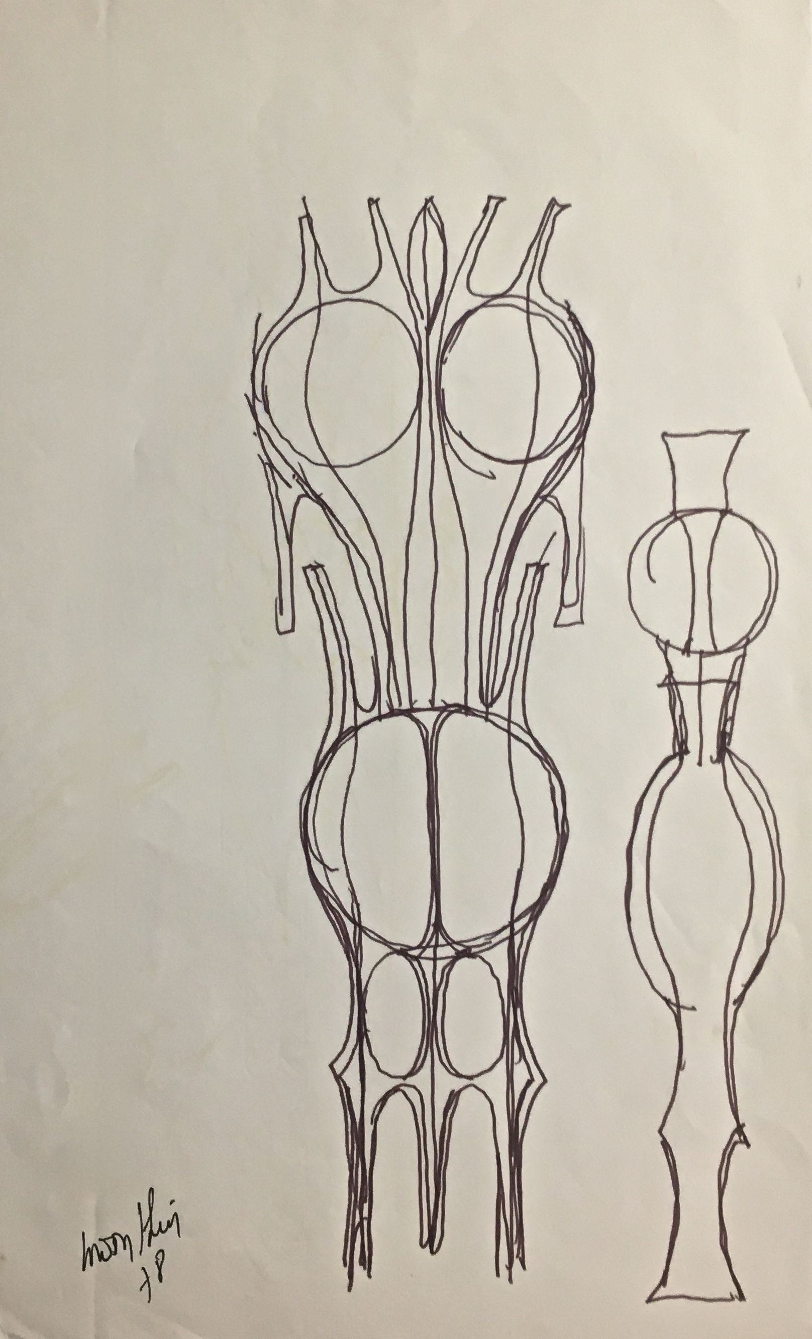 Moon Shin, 2 Sculptures 1978 Moon Shin, 2 Sculptures 1978