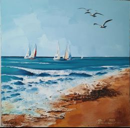 Peinture, The regatta, Svitlana Loguinoff Gryshko