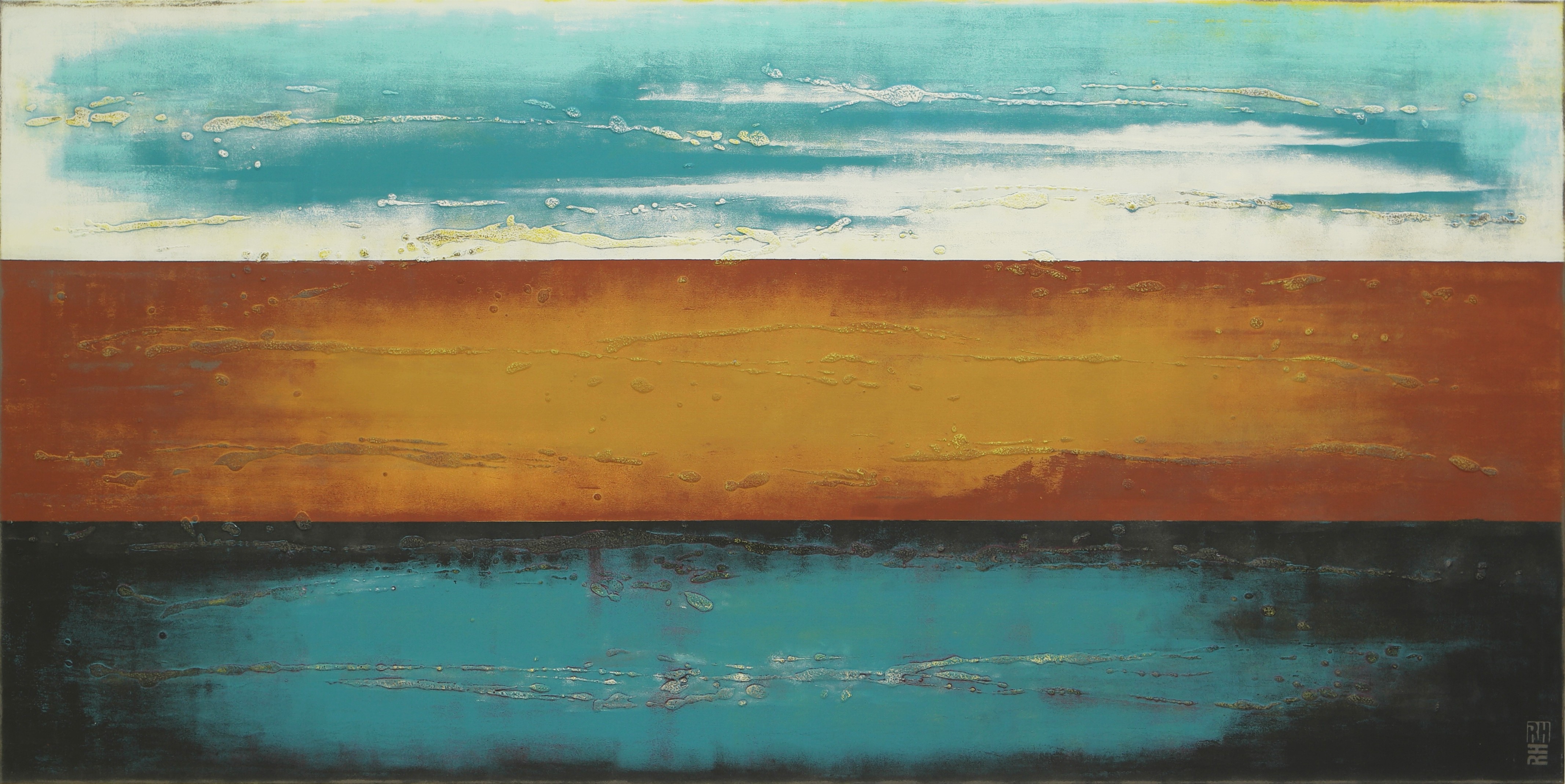 Ronald Hunter, Three lined landscape XL Ronald Hunter, Three lined landscape XL