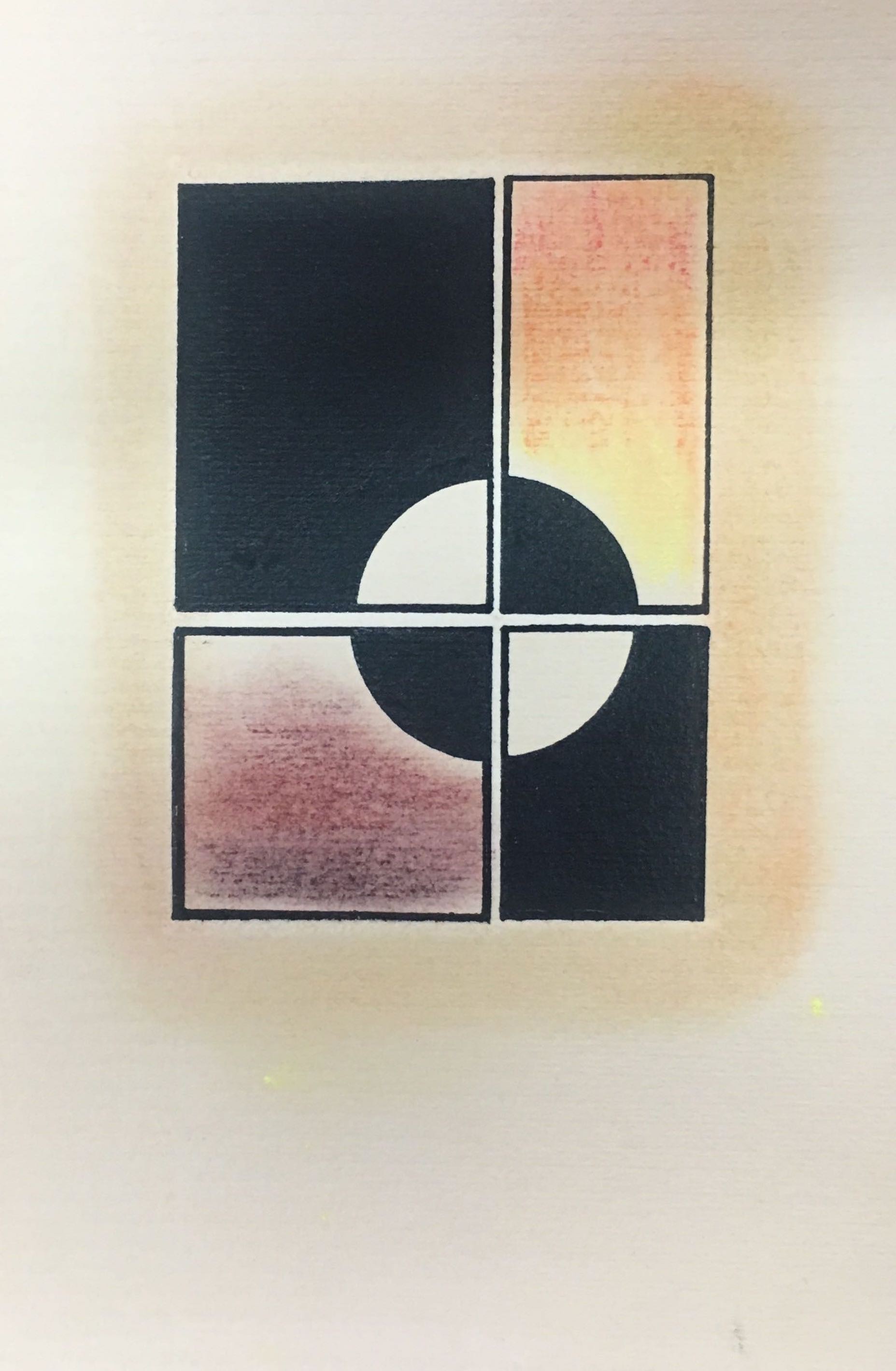 Moon JANG CHULL, Abstraction 1971 Moon JANG CHULL, Abstraction 1971
