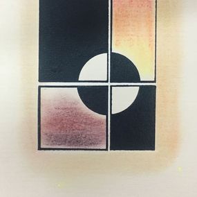 Peinture, Abstraction 1971, Moon JANG CHULL