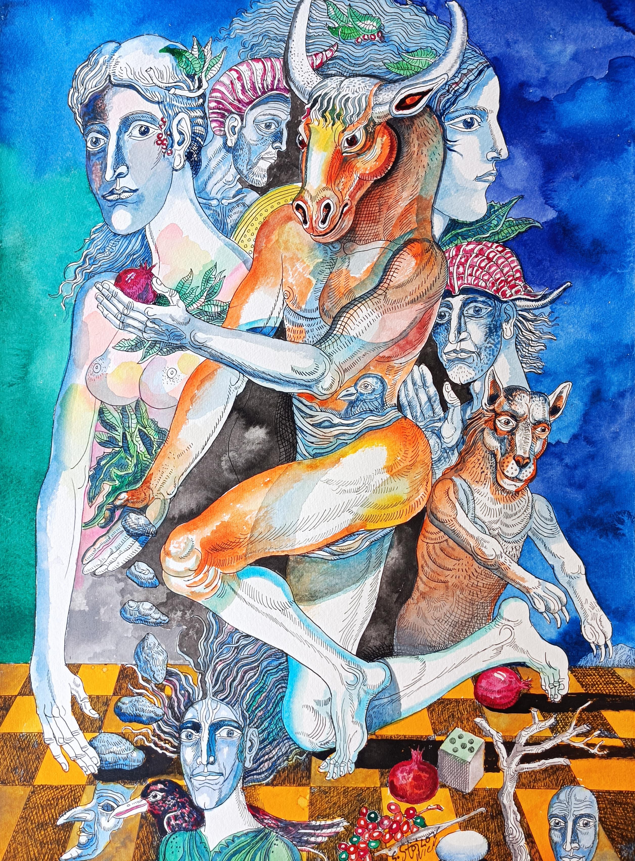Stoimen Stoilov, Ancient scene Stoimen Stoilov, Ancient scene