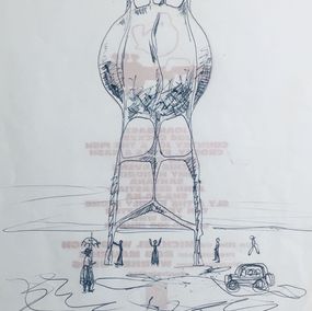 Dessin, 1979 Moon Shin Monumental sculpture on Woodstock paper Collection MMCA Museum Modern Contemporary Art, Seoul, South Korea, Moon Shin