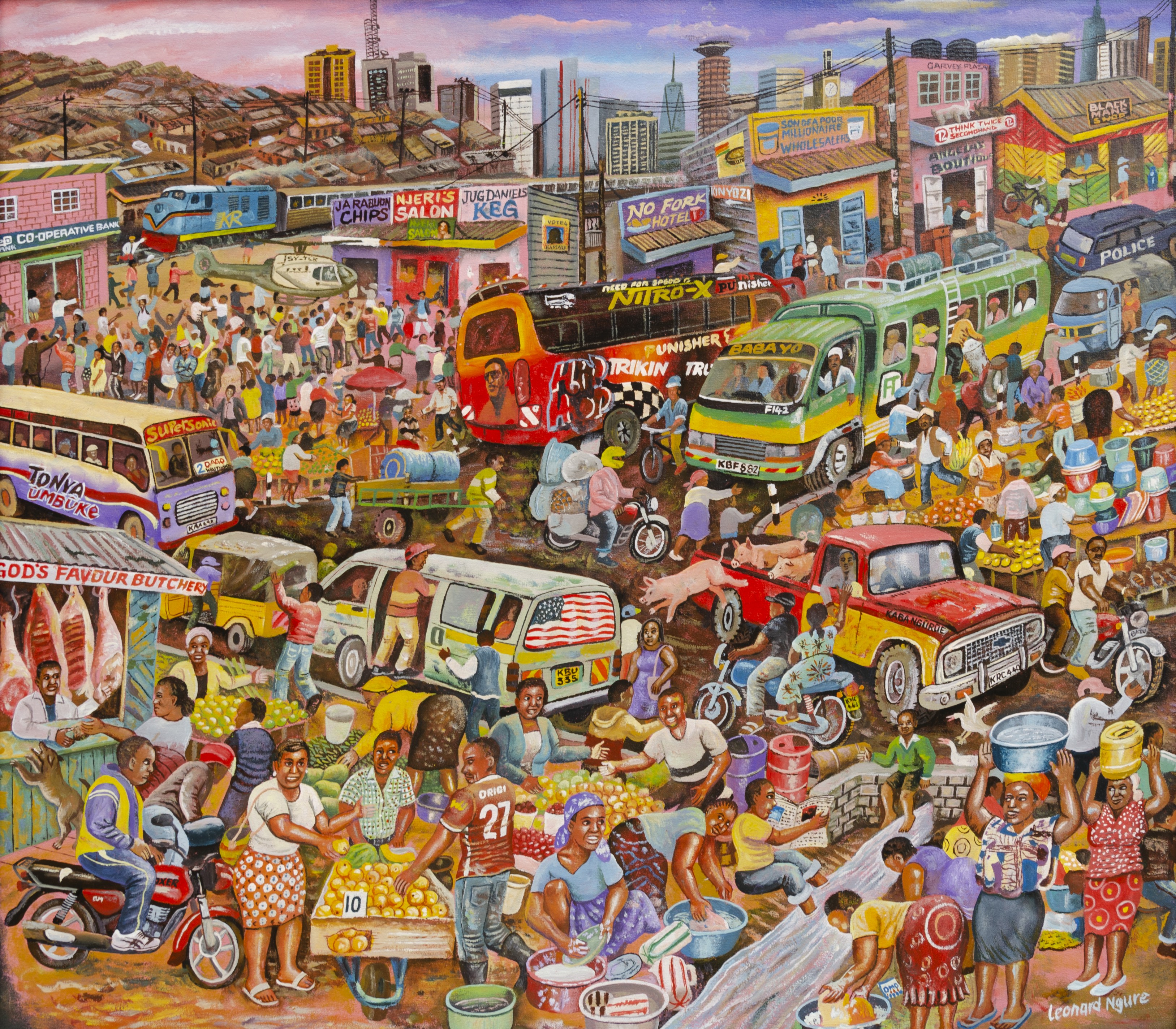 Leonard Ngure, Rush hour Leonard Ngure, Rush hour