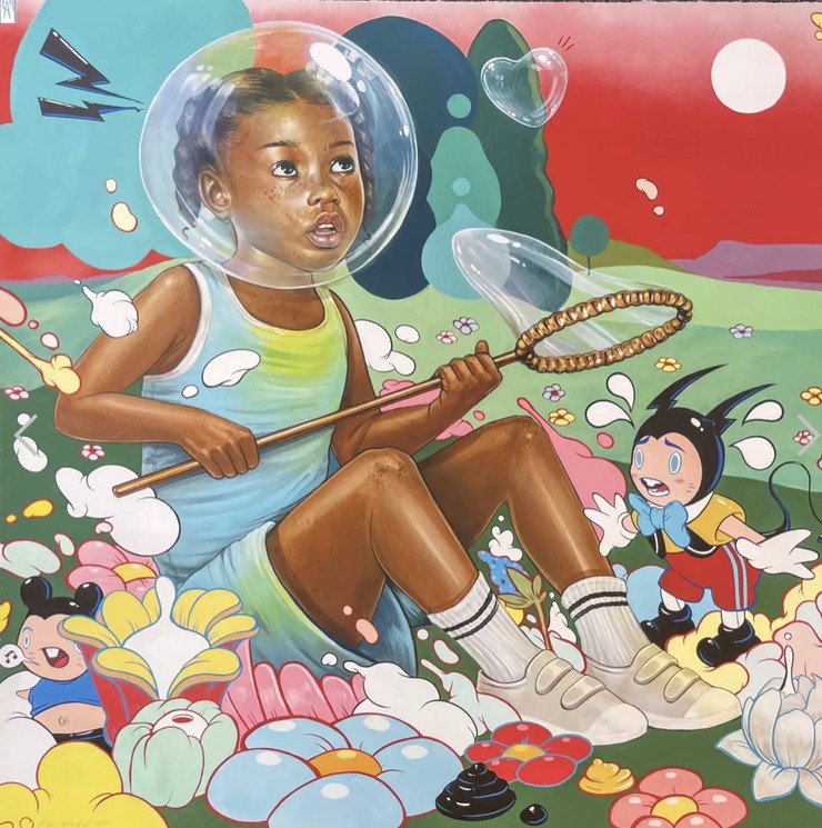 In your own bubble by Kayla Mahaffey, 2019 | Print | Artsper