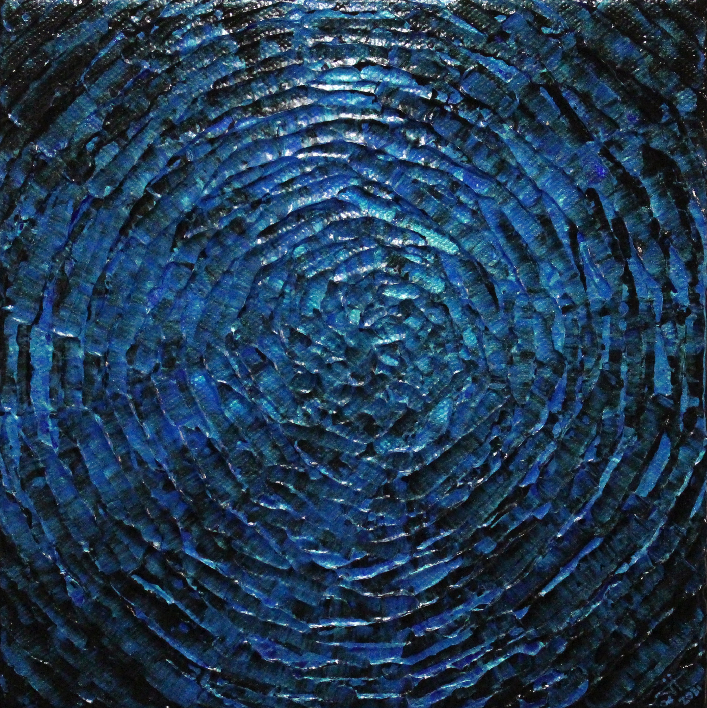 Jonathan Pradillon, Petit éclat bleu iridescent profond Jonathan Pradillon, Petit éclat bleu iridescent profond