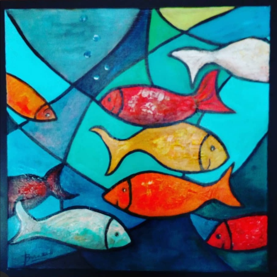 Christiane Bernais, La danse des poissons Christiane Bernais, La danse des poissons