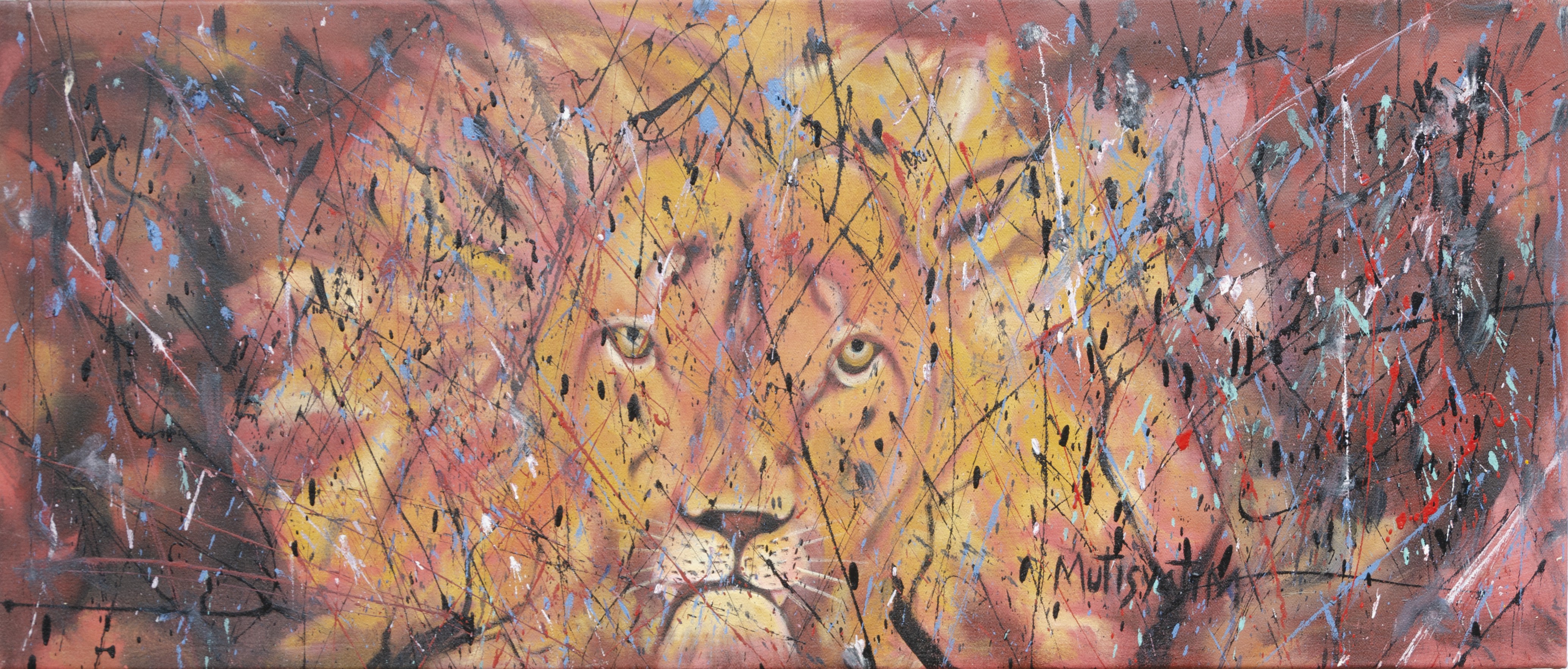 James Mutisya, Lion in red James Mutisya, Lion in red