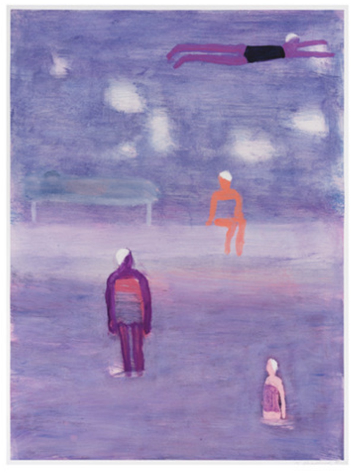Katherine Bradford, Swimmers in Fog Katherine Bradford, Swimmers in Fog