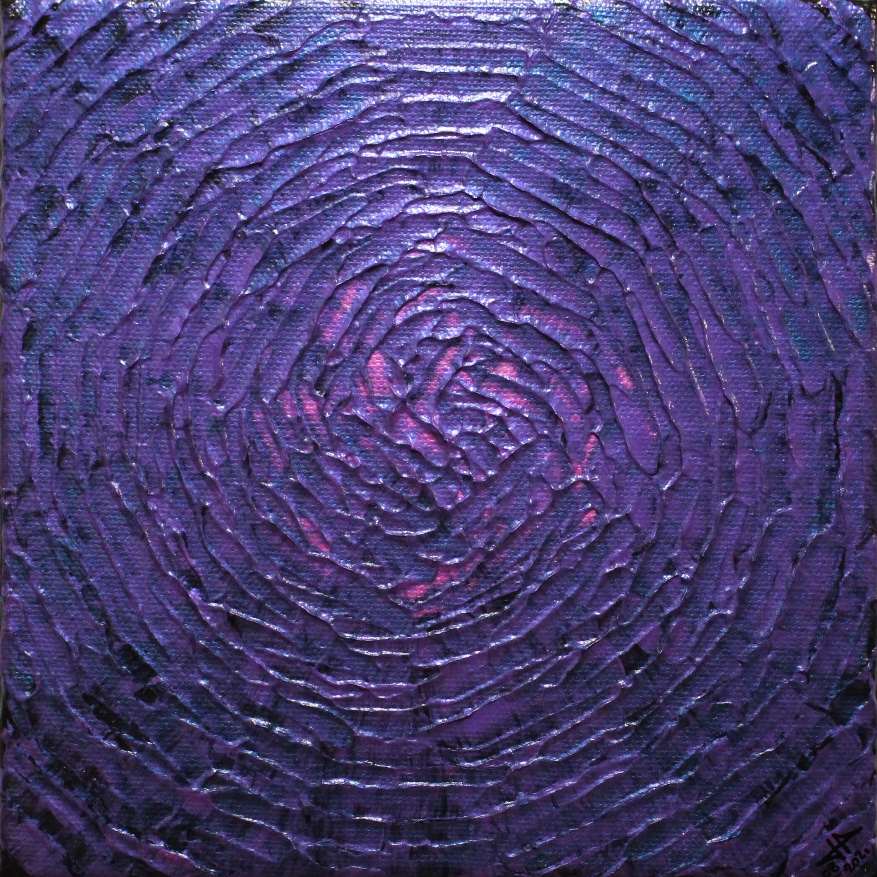 Jonathan Pradillon, Petit éclat rose violet gris iridescent Jonathan Pradillon, Petit éclat rose violet gris iridescent