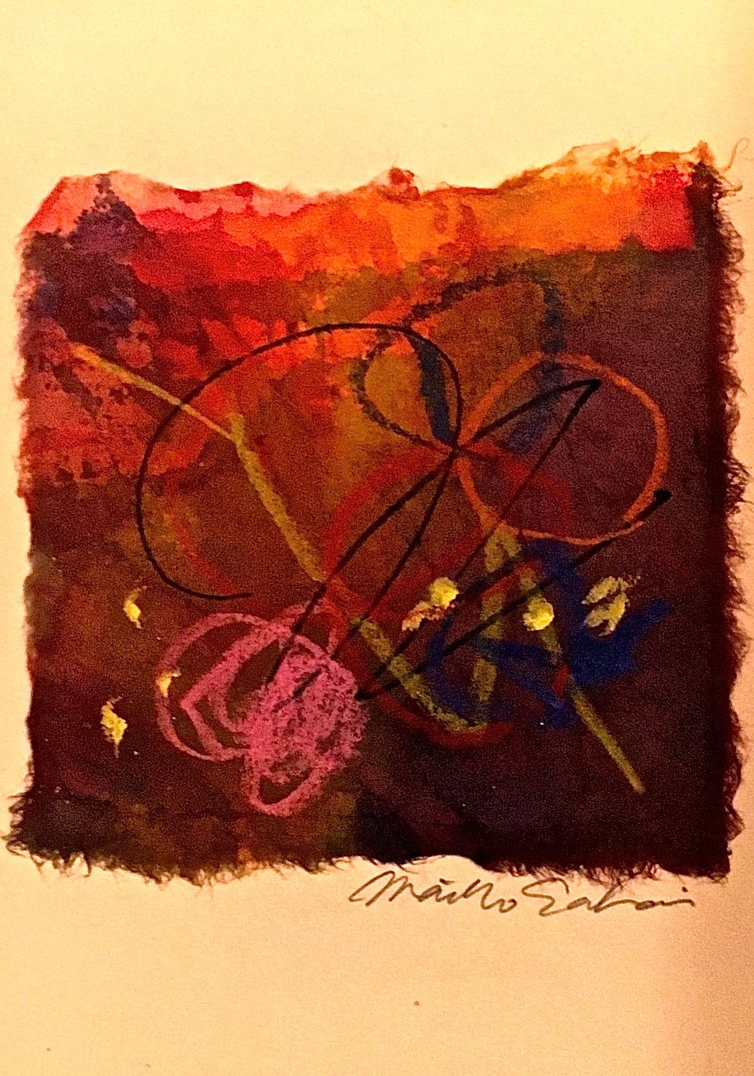 M. Sakai, Red abstraction Rouge M. Sakai, Red abstraction Rouge