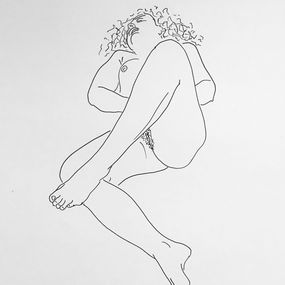 Fine Art Drawings, 1984 Hommage a Schiele Tribute 2, Simão Da Silva