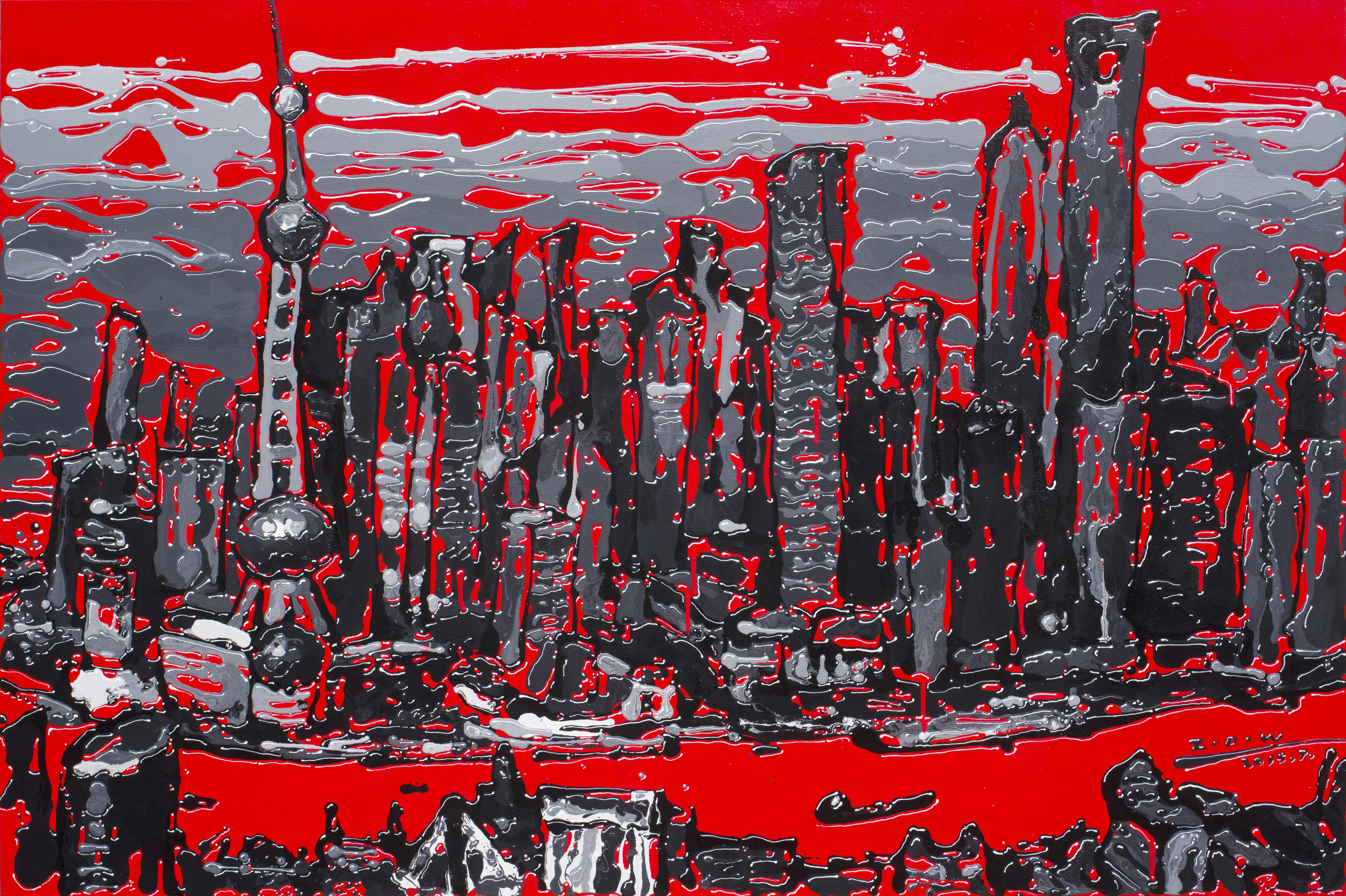 Zhao De-Wei, Urban Landscape Series, Pudong, Shanghai Zhao De-Wei, Urban Landscape Series, Pudong, Shanghai