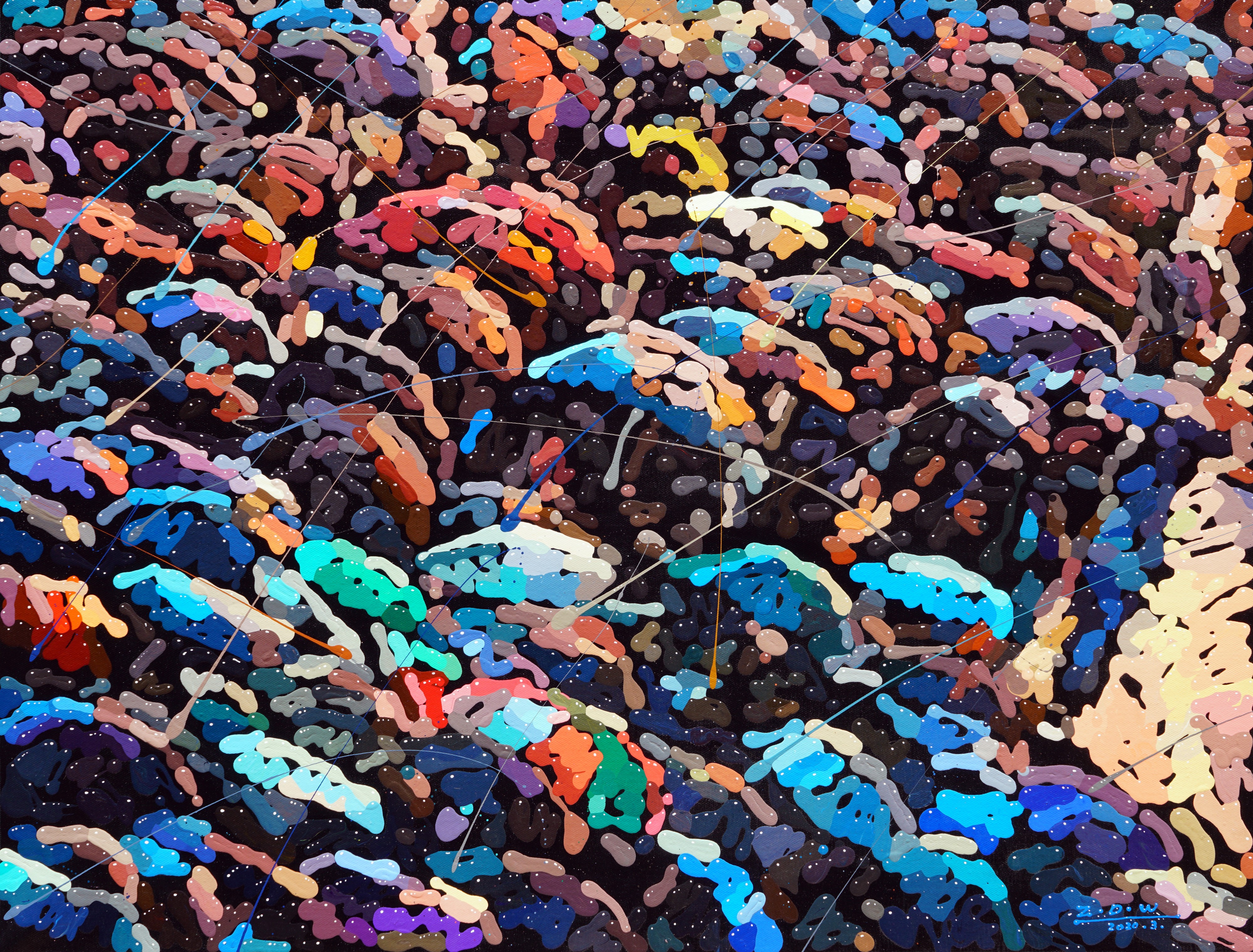 Zhao De-Wei, Urban Landscape Series, Umbrella Zhao De-Wei, Urban Landscape Series, Umbrella