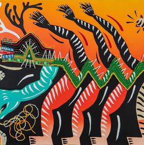 Peinture, Celui qui maîtrise le fil, Philippe Jacq