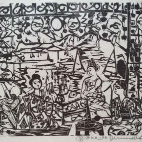Print, Sans titre 25, Shiko Munakata