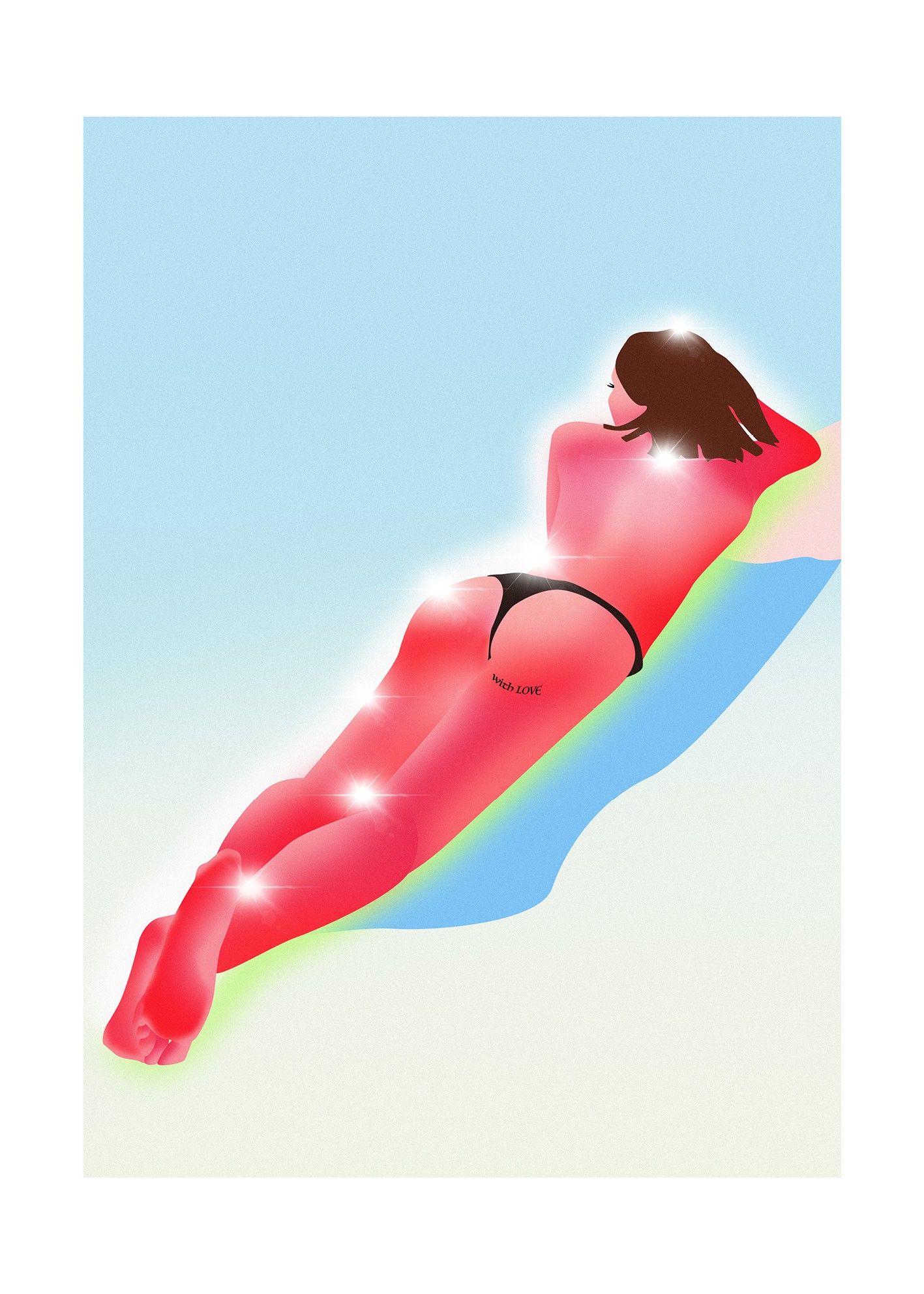 Kaixin Lyu, Sunshine - Digital Art digigraphie Kaixin Lyu, Sunshine - Digital Art digigraphie