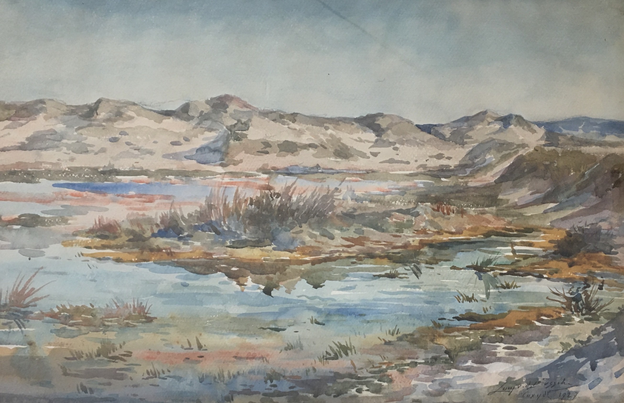 Louys Van Den Bussche, Les dunes sur la côte belge Louys Van Den Bussche, Les dunes sur la côte belge