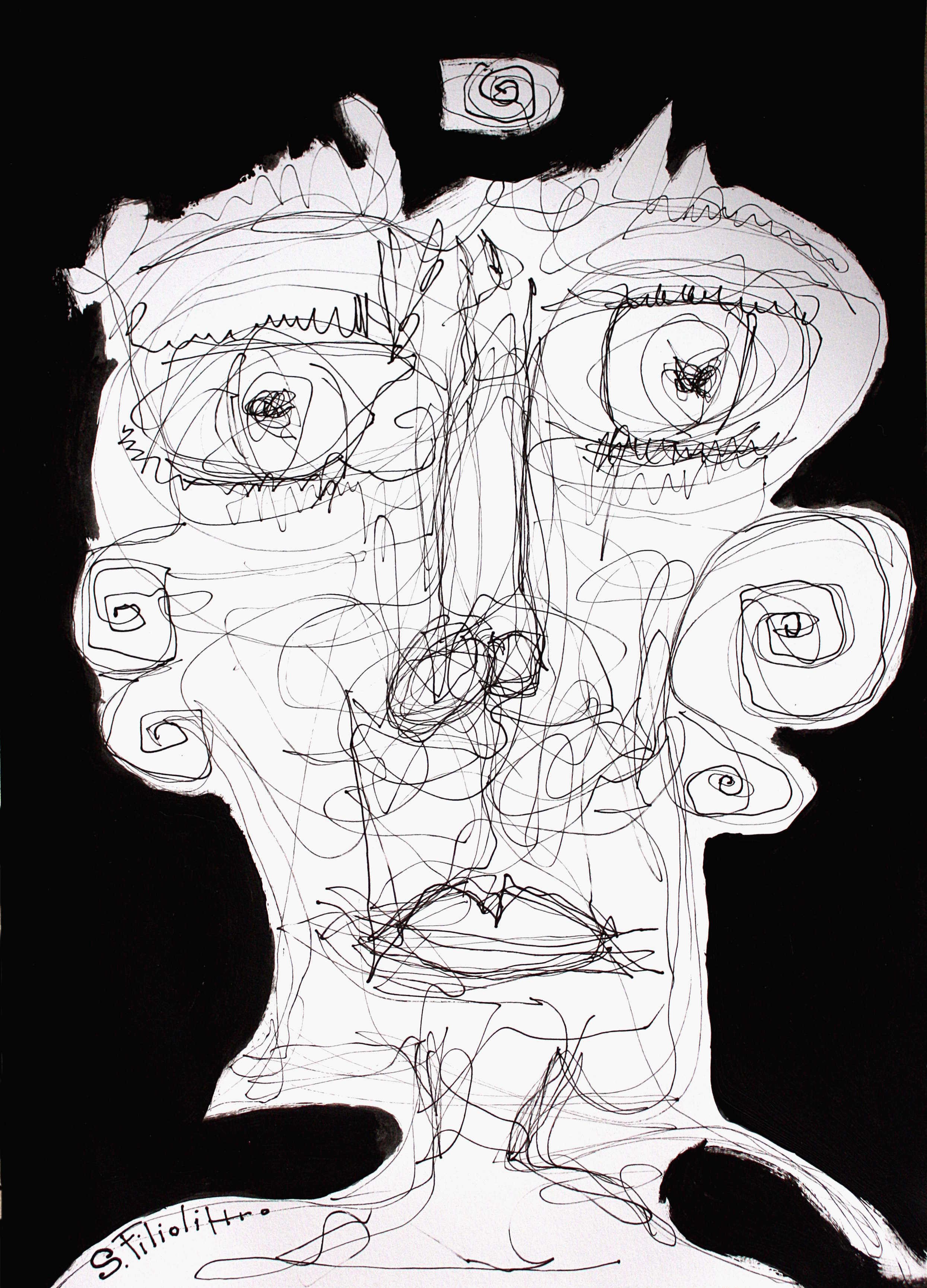 Saverio Filioli Uranio, Abstract face Saverio Filioli Uranio, Abstract face