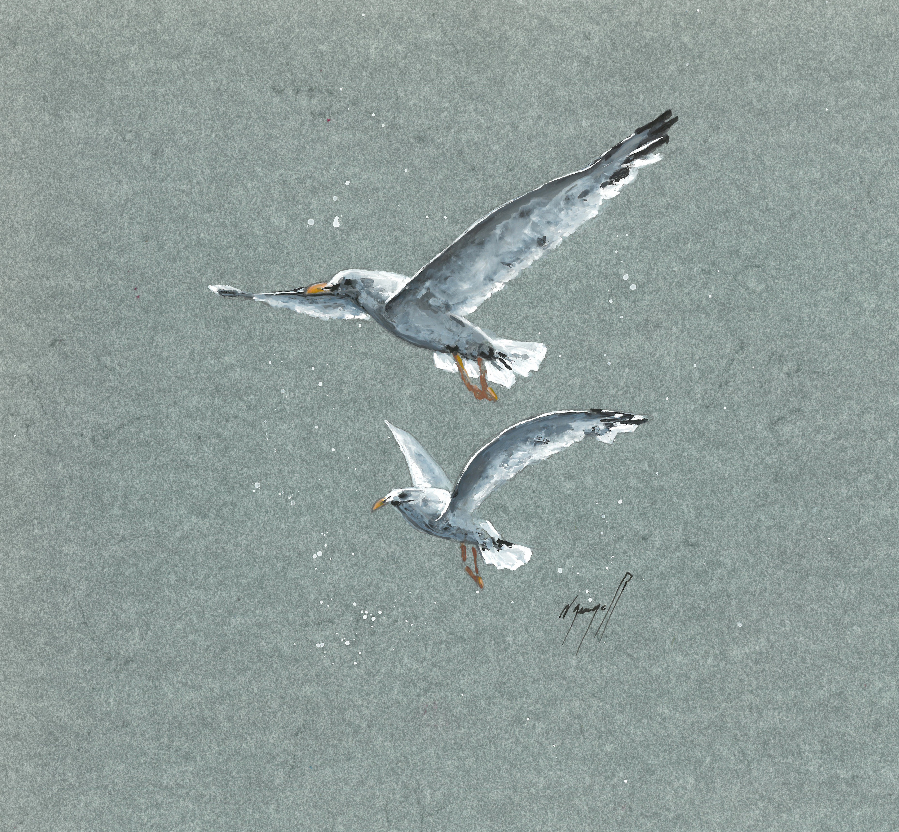 Noël Granger, Les Mouettes de bord de mer Noël Granger, Les Mouettes de bord de mer